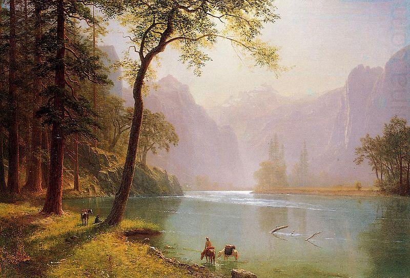 Albert Bierstadt The Kern River Valley, a montane canyon in the Sierra Nevada, California china oil painting image